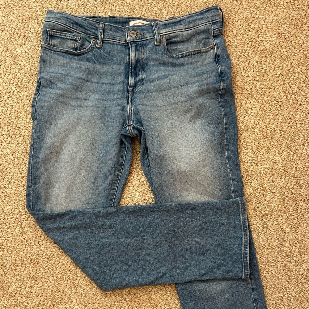 Lucky Brand Women’s Mid Rise Straight Jeans